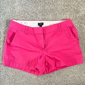 J. Crew Pink Bermuda Shorts Tailored Cotton Blend